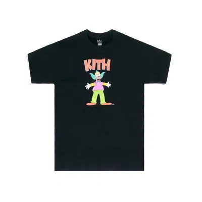 Pre-owned Kith Men's  X The Simpsons Krusty Tee Shirt In Black