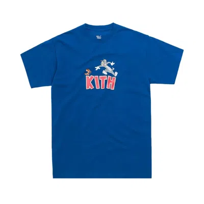 Pre-owned Kith Men's  X Tom & Jerry Tee Shirt In Royal In Blue