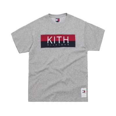 Pre-owned Kith Men's  X Tommy Hilfiger Logo Tee Shirt In Grey