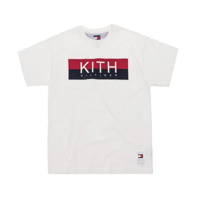 Pre-owned Kith Men's  X Tommy Hilfiger Logo Tee Shirt In White