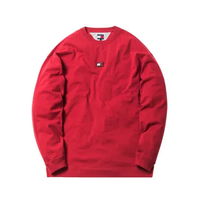 Pre-owned Kith Men's  X Tommy Hilfiger Long Sleeve Tee Shirt In Red