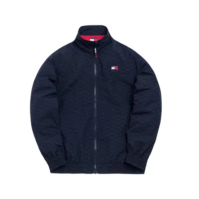 Pre-owned Kith Men's  X Tommy Hilfiger Monogram Track Jacket In Navy Blue