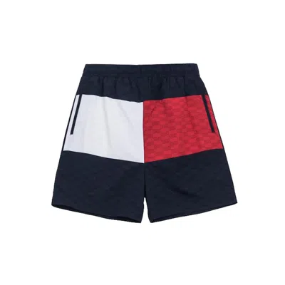 Pre-owned Kith Men's  X Tommy Hilfiger Monogram Trunk In Navy Blue