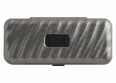 Pre-owned Kith Men's  X Tumi Watch Travel Case In Plaster In Gray