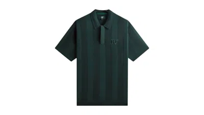 Pre-owned Kith Men's  X Wilson Crochet Polo Shirt In Stadium
