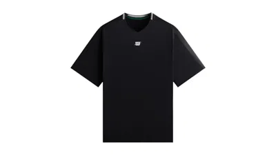Pre-owned Kith Men's  X Wilson Ellsworth Court Tee Shirt In Black