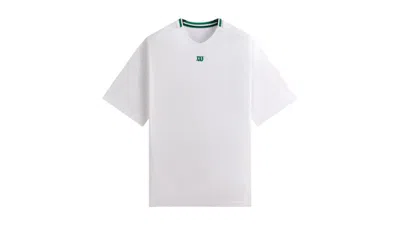 Pre-owned Kith Men's  X Wilson Ellsworth Court Tee Shirt In White