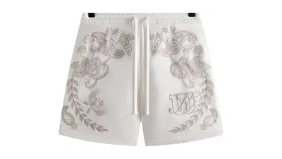Pre-owned Kith Men's  X Wilson Embroidered Mesh Active Short In White