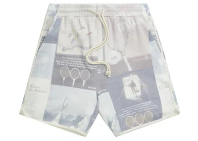 Pre-owned Kith Men's  X Wilson Poster Print Jordan Short