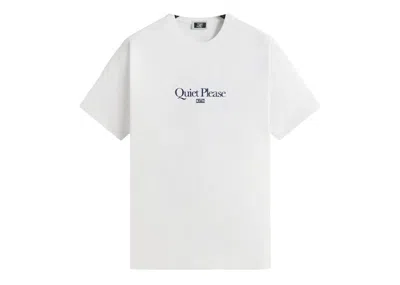 Pre-owned Kith Men's  X Wilson Quiet Please Tee Shirt In White
