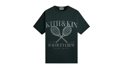 Pre-owned Kith Men's  X Wilson Racquet Crew Vintage Tee Shirt In Stadium