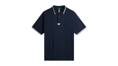 Pre-owned Kith Men's  X Wilson Renshaw Court Polo Shirt In Nocturnal