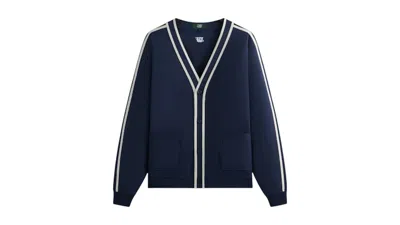 Pre-owned Kith Men's  X Wilson Track Cardigan In Nocturnal In Black