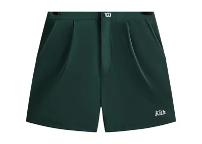 Pre-owned Kith Men's  X Wilson Travel Short In Stadium In Gray
