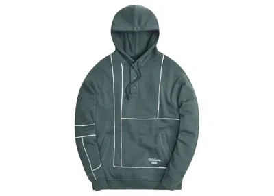 Pre-owned Kith Men's  X Wilson Williams Iv Hoodie In Court Green