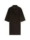 Kith Merra Double-breasted Coat In Brown