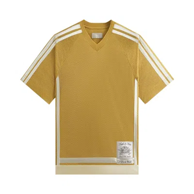 Pre-owned Kith Mesh Leon Jersey 'torch' | Yellow | Men's Size Xxl