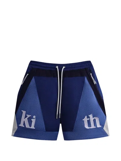 Kith Mesh Turbo Running Shorts In Blue