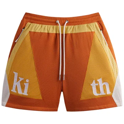 Pre-owned Kith Mesh Turbo Shorts 'aura' In Multi-color