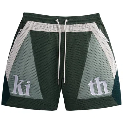 Pre-owned Kith Mesh Turbo Shorts 'court' In Multi-color