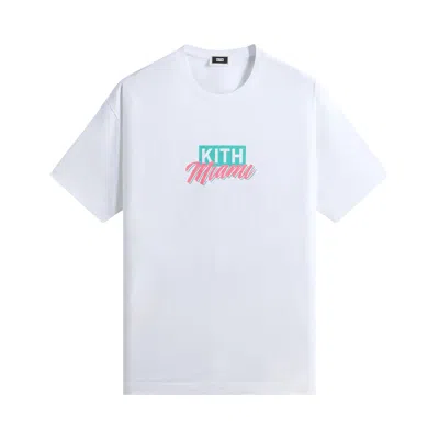 Pre-owned Kith Miami Classic Logo Tee 'white' | Men's Size Xxl