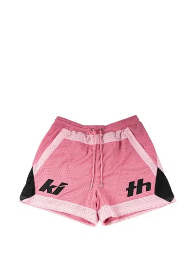 Kith Miami Mesh Turbo Shorts In Pink