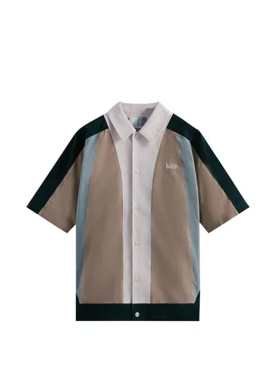 Kith Micro Cord Woodpoint Shirt In Brown