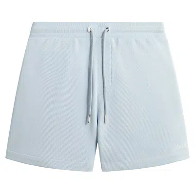 Pre-owned Kith Micro Waffle Graham Short 'light Indigo' | Blue | Men's Size L