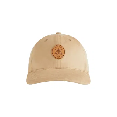 Pre-owned Kith Microsuede Aaron Classic Cap 'canvas' | Tan | Men's Size Onesize In Brown