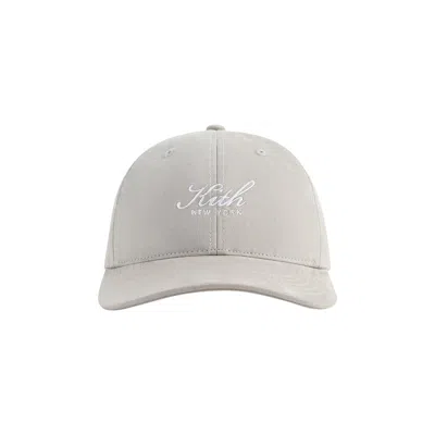 Pre-owned Kith Microsuede Aaron Classic Cap 'culver' | White | Men's Size Onesize
