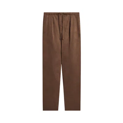 Pre-owned Kith Microsuede Bonded Idris Pant 'hurricane' | Brown | Men's Size Xxl