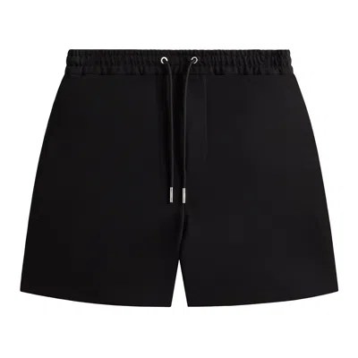 Pre-owned Kith Midweight Double Weave Fairfax Short 'black' | Men's Size Xs