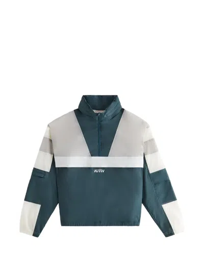Kith Mila Half-zip Sweatshirt In Green