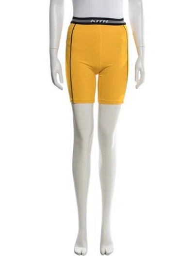 Pre-owned Kith Mini Shorts In Yellow