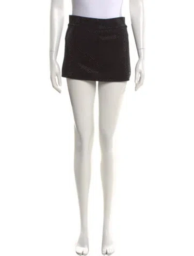 Pre-owned Kith Mini Skirt In Black