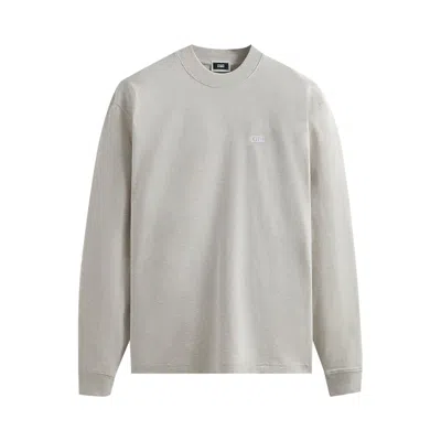 Pre-owned Kith Mock Neck Lax Tee 'hallow' | Grey | Men's Size Xl