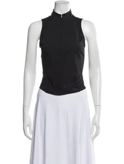 Pre-owned Kith Mock Neck Sleeveless Top In Black