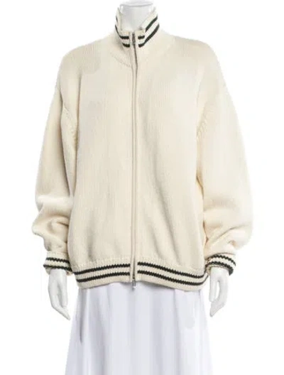 Pre-owned Kith Mock Neck Sweater In Neutral