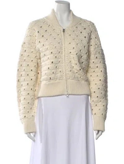 Pre-owned Kith Mock Neck Sweater In Neutral