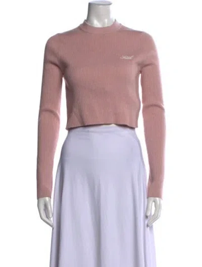 Pre-owned Kith Mock Neck Sweater In Pink