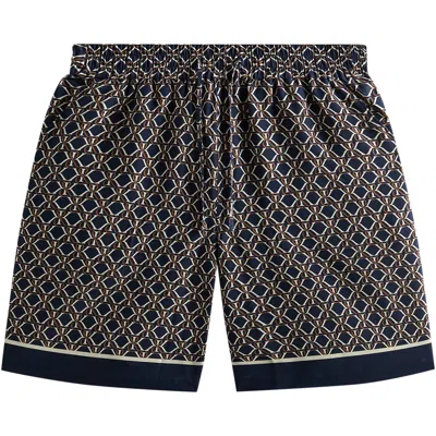 Pre-owned Kith Monogram Crest Lewis Short 'nocturnal' | Blue | Men's Size M