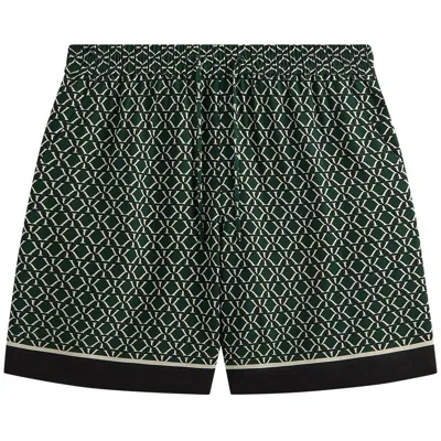 Pre-owned Kith Monogram Crest Lewis Short 'stadium' | Green | Men's Size M