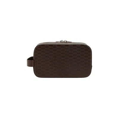 Pre-owned Kith Monogram Dopp Kit 'incognito' | Brown | Men's Size Onesize