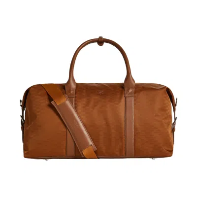 Pre-owned Kith Monogram Nylon Leather Duffle Bag 'tectonic' | Orange | Men's Size Onesize