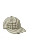 Kith Monogram-print Cap In Green