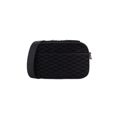 Pre-owned Kith Monogram Suede Crosswalk K20 Bag 'black' | Men's Size Onesize