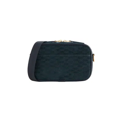 Pre-owned Kith Monogram Suede Crosswalk K20 Bag 'stadium' | Green | Men's Size Onesize