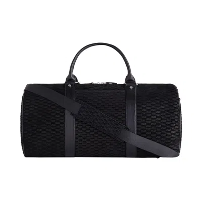 Pre-owned Kith Monogram Suede Traveler K55 Bag 'black' | Men's Size Onesize