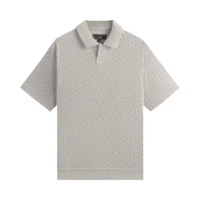 Pre-owned Kith Monogram Terry Leo Polo 'concrete' | Grey | Men's Size M In Gray