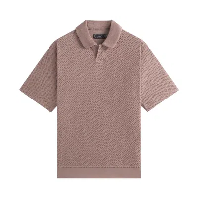 Pre-owned Kith Monogram Terry Leo Polo 'perfume' | Pink | Men's Size S